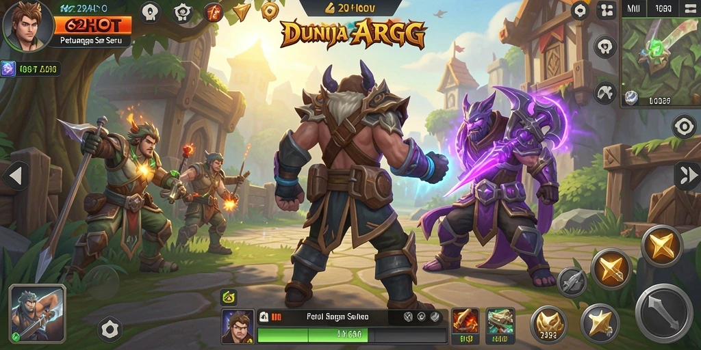 Menampilkan aksi seru dalam dunia ARPG yang menantang.