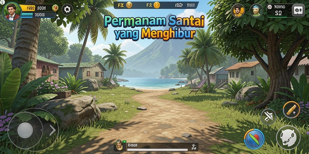 Tampilan menarik dengan karakter lucu dalam gameplay Casual.