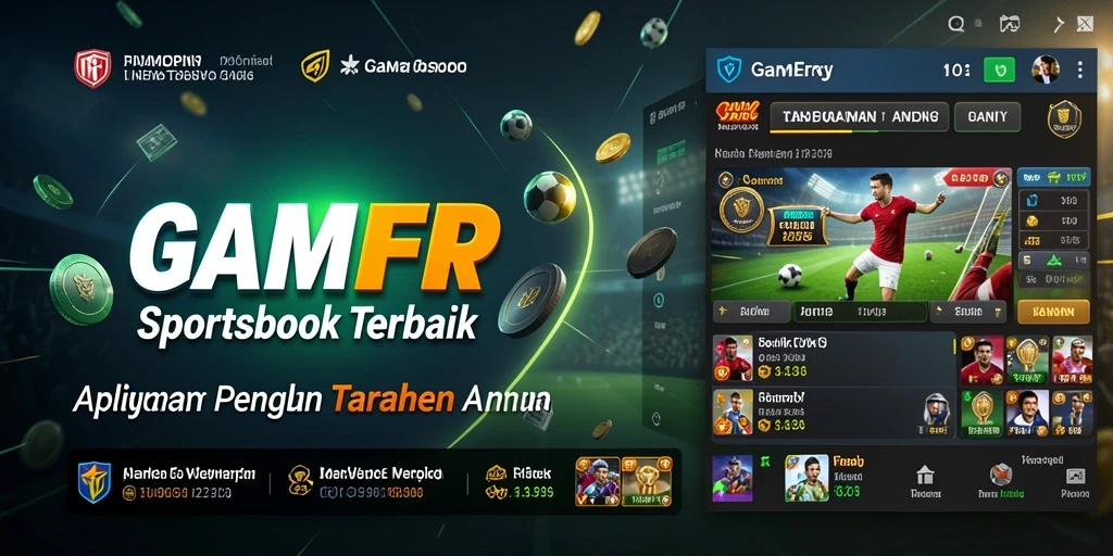 Tampilan screenshot GAMERP menampilkan fitur taruhan olahraga yang menarik.