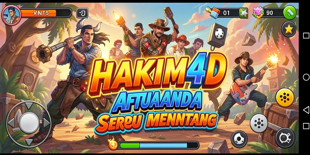Screenshot HAKIM4D menampilkan karakter menghindari rintangan dalam gameplay yang mendebarkan.