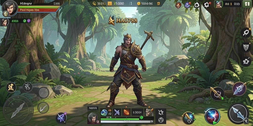 Tampilan gameplay seru dan menegangkan dari HAO788.