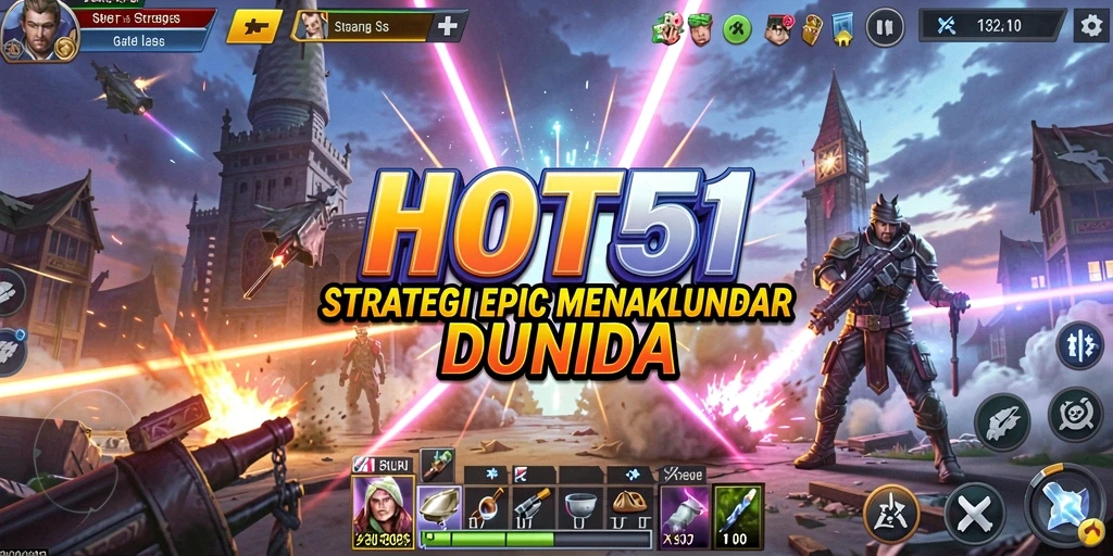 Tampilan menarik dari gameplay HOT51 yang penuh strategi.