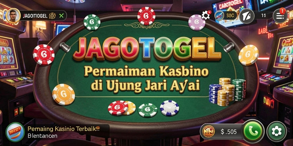Tampilan gameplay kasino yang seru dan menarik di JAGOTOGEL.