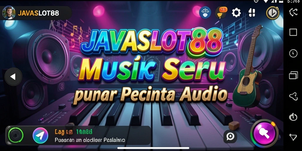 Tangkapan layar gameplay JAVASLOT88 menampilkan keseruan bermain musik.