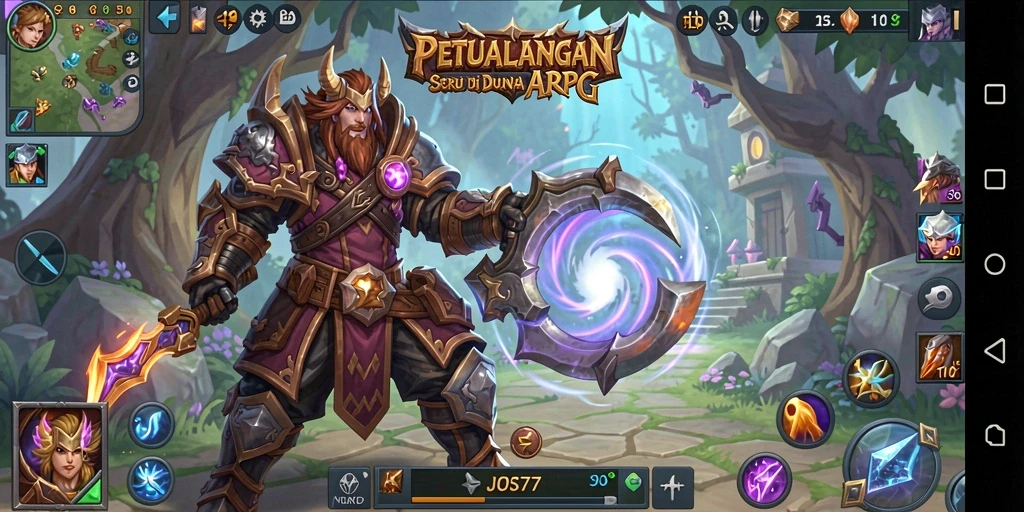 Gameplay seru dan grafis menawan dalam JOS77.