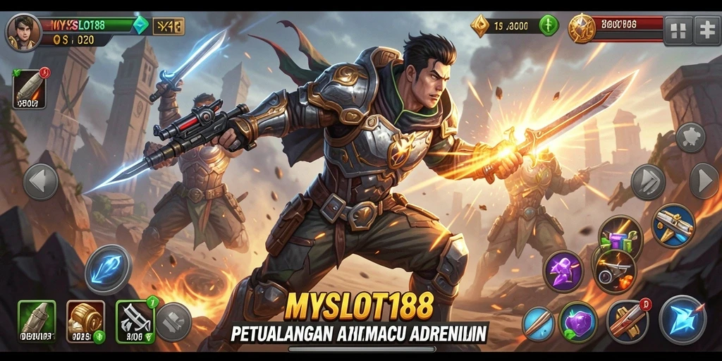 Tampilan menarik dari gameplay MYSLOT188 yang memacu adrenalin.