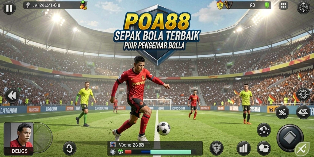 Melihat aksi mendebarkan dalam permainan sepak bola.