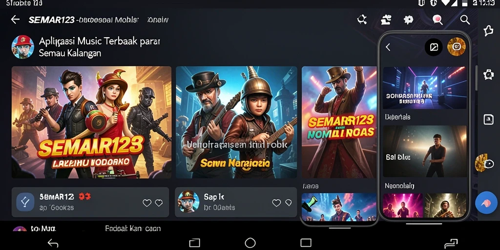 Screenshot menunjukkan gameplay interaktif menarik di SEMAR123.